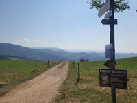 Gerstenhalm: Abzweig zur Eisdiele, Blick nach Süden